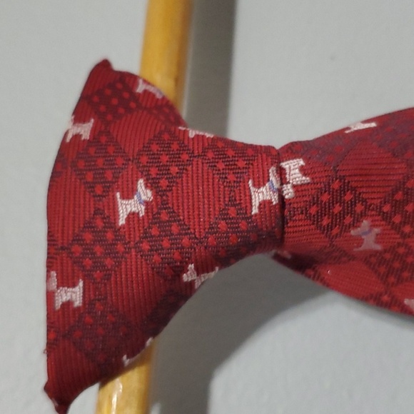 Elegant Burgundy Tie with Subtle Pattern - Picture 4 of 6